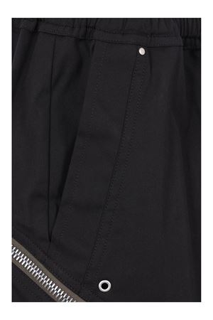 Black stretch cotton poplin shorts RICK OWENS | RU01F2376TE09